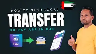 How to transfer money into bank account through Du pay app in UAE
