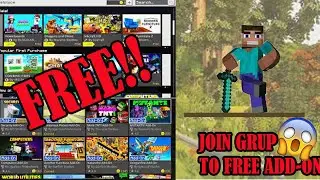 JOIN THE GROUP TO GET FREE MINECRAFT ADD-ONS AND OTHER ADD-ON UPDATES
