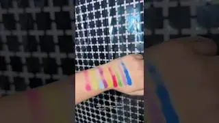 Это не ПАЛЕТКА, это ИМБА! Быстрые свотчи! #палеткатеней #neon #cheeryep #свотчи