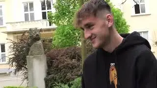 Filip Vecheta před Slavi&iacute;