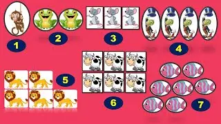 Learning Number for Kids, with Animals
