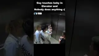 Disturbing Mom and baby in Elevator😰(Social Experiment)
