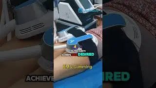 4 Handles EM Sculpt Body Contouring Muscle Building Machine #emsculpt