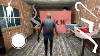Playing as grandpa in granny house escape | granny mod menu chapter one 