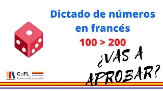 Dictado de números en francés del 100 al 200.