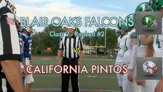 Blair Oaks Falcons Football 2022 vs California Pintos