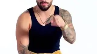 @MALUMA #Repost @gq ・・・ The world's hottest Latin artist @maluma takes us through the tattoos he's a