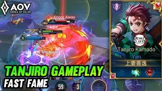 YAN/TANJIRO GAMEPLAY | FAST GAME - ARENA OF VALOR | LI&Ecirc;NQU&Acirc;NMOBILE | ROV | COT