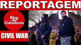 Pro- and anti-Trump militias fuel civil war.