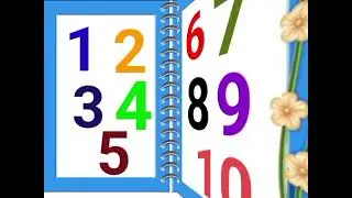 1️⃣2️⃣3️⃣4️⃣ in Englis 🔢🔢 #12345678910 #1234learning #12345rhymes #youtubevideos #kidsvideo