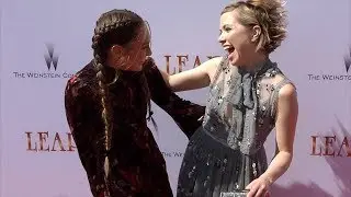 Maddie Ziegler and Carly Rae Jepsen LEAP! Premiere Red Carpet