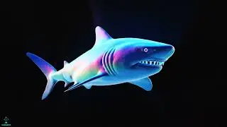3D HOLOGRAM: NEON ATLANTIC CREATURES - RELAXING VIBES! 🐠✨