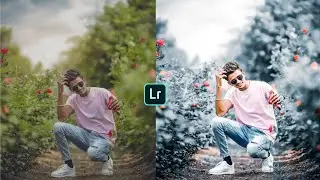 Lightroom dark blue tone photo editing tutorial | Lightroom Mobile tutorials | Ravi Editing