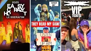 LE SSERAFIM VIP TICKETS! SOUND CHECK, CONCERT, & SEND OFF! SEATTLE, WA | Easy Crazy Hot Tour Vlog