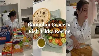 Ramadan Preparation 2025 frozen items/ Grocery Haul Fish Tikka Recipe