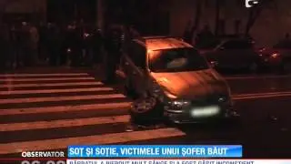 Doi soți din Piatra Neamţ, loviți pe trecerea de pietoni de un șofer beat