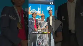 Proud Mother Moment😭❤️ #chess #praggnanandhaa #vaishali