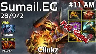 Sumail [EG] Clinkz - Dota 2 Full Game 7.17