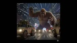 King Kong or gorilla vs army fight for love #kingkong #viralvideo 