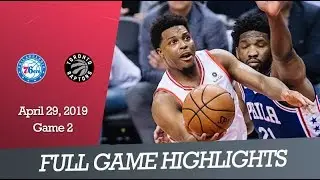 Philadelphia Sixers vs Toronto Raptors - Game 2 - Full Game Highlights | 2019 NBA Playoffs