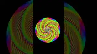 Beginner Python Project - Hypnotic Spiral Animation🌀😵&zwj;💫#coding #pythonproject#python#spiral