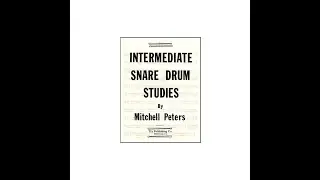 Intermediate Snare Drum Studies &mdash; by Mitchell Peters【9781934638194】【AHW 13242】