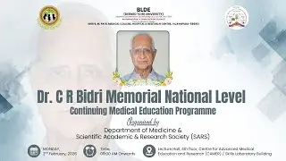 Dr. C R Bidri Memorial National Level  Continuing Medical Education Programme 2026