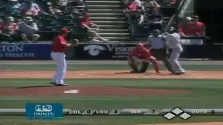 Columbus' Yandy Diaz hits first homer