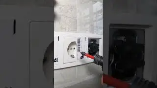 installation switch SOCKET #электрика #electrician