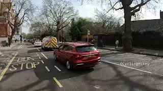UK Power Networks Van Driver On The Phone - EX70OVZ