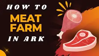 How To Make A Simple Meat Farm In ARK !!