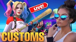 FORTNITE LIVE - CUSTOM games with VIEWERS (on NA-EAST) storm 6 scrims LATER