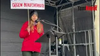 Klimaprotest in M&uuml;nchen / Klima-Aktivistin Lisa Poettinger