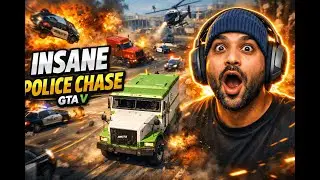 INSANE GTA 5 POLICE CHASE EVER 🤯 | 5 Stars Wanted!