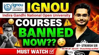 IGNOU COURSES BANNED NOW?? MUST WATCH || CUET PG MA/MSc Psychology 2026 || CUET STUDY CAPITAL