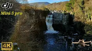 EXPLORING HIGH FORCE WATERFALL BY DRONE 4K