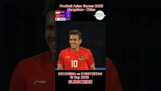 Cuplikan Goal Sepakbola Asian Games 2023 Indonesia vs Kyrgyzstan