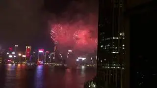 #HongKong 2019 Lunar New Year Fireworks Display in Hong Kong.