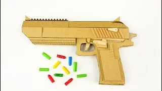 DIY Desert Eagle Model from Cardboard