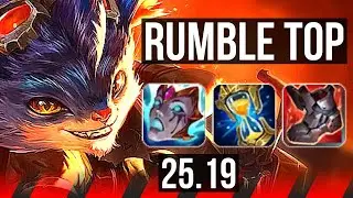 RUMBLE vs DARIUS (TOP) | 8/2/8 | KR Grandmaster | 25.19