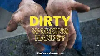 Best Natural Heavy-Duty Goat Milk Soap Hand Cleaner -  Tough On Grease, Moisturizing & Smells Good