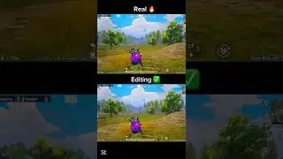 Difference in real V and editing#pubgmobile #bgmi #shorts tranding shorts