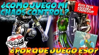 Deck Profile - Formato GOAT | Chaos Control | Con este deck gané un side event en el YCS