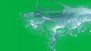 Green Screen - Chroma Key - Water Liquid 11