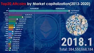 Top20 Altcoins by Market capitalization(2013-2020)