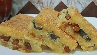 الهريسه الاسكندراني المحشيه بالمكسرات بطريقه سهله جدا من مطبخي مطبخ دعاء الچيلاني 😍