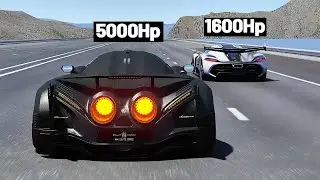Devel Sixteen MkElite.Spec Vs Koenigsegg Jesko | 20KM DRAG RACE