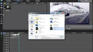 Power Director 10 import + project
