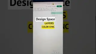 Cricut Design Space: Layers & Sync Panel