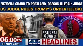 Judge permanently blocks Trump Guard deployment to Portland | 6PM News Headlines | 8 November 2025